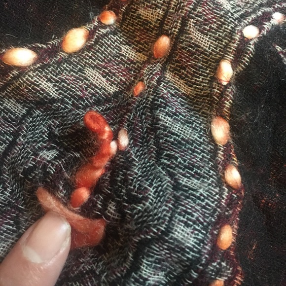 Gorgeous Free People Wrap Scarf multicolored one size - Picture 9 of 14